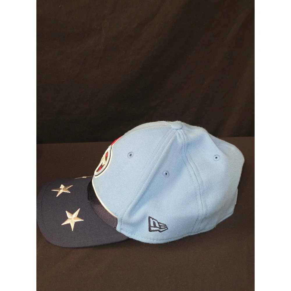 Tennessee Titans NFL New Era‎ 39Thirty Hat Cap L/XL Light Blue Stars